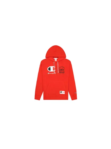 Champion x Stranger Things Hoodie Mężczyźni Bluzy i bluzy z kapturem Champion Size: L czerwony