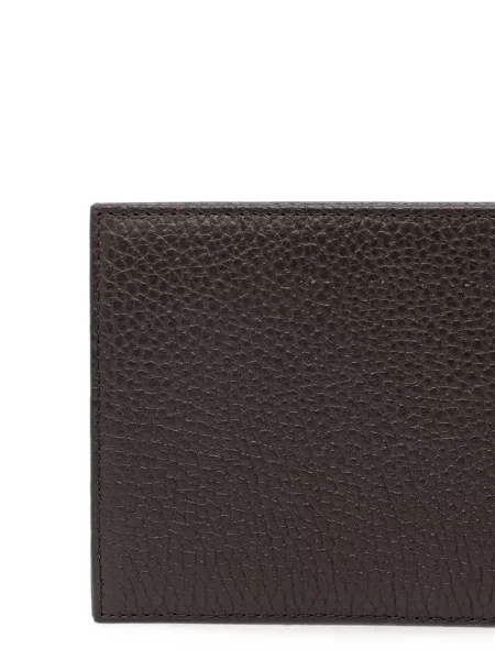 Portofel Emporio Armani din piele maro