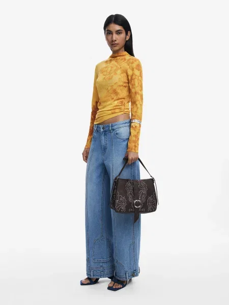 Geanta crossbody Desigual maro