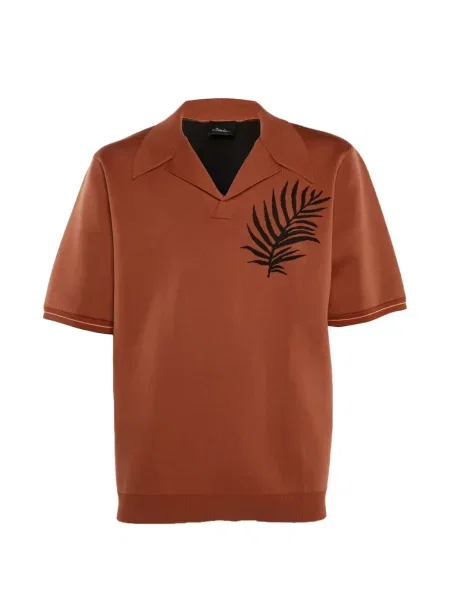 Tricou 3.1 Phillip Lim tricotate maro