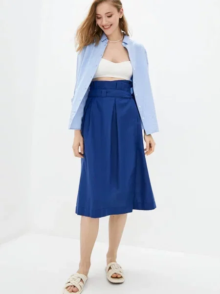 Юбка синя
