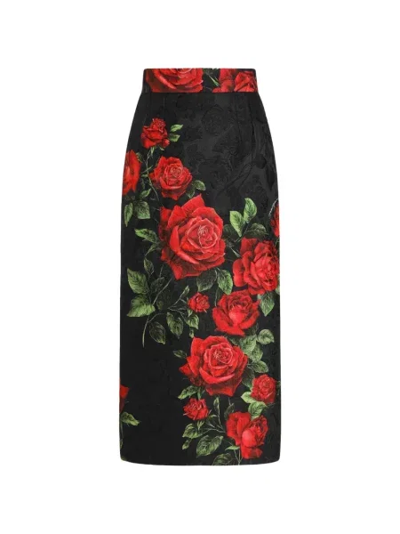 Fustă Dolce & Gabbana cu imagine negru