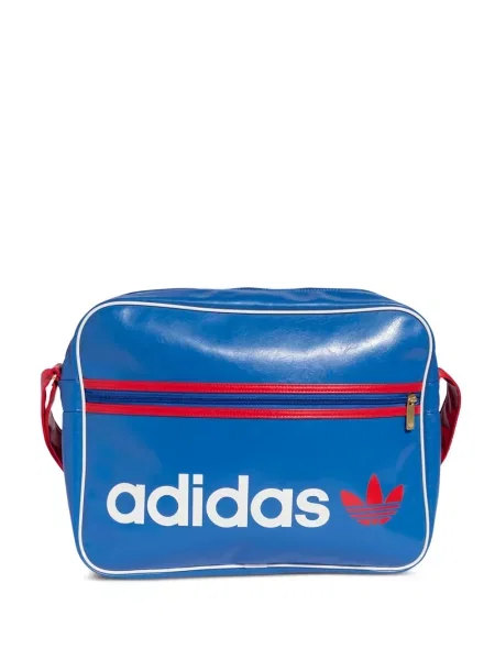 Húzózsinór futó póló Adidas nyomtatás kék