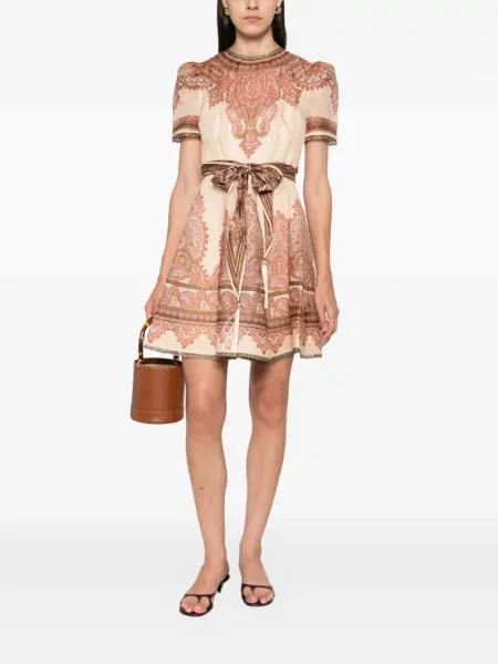Rochie mini Zimmermann cu imagine cu model paisley