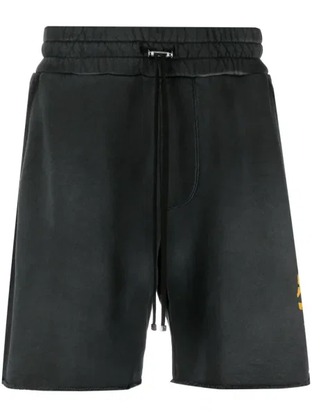 Pantaloni scurți Amiri cu imagine negru