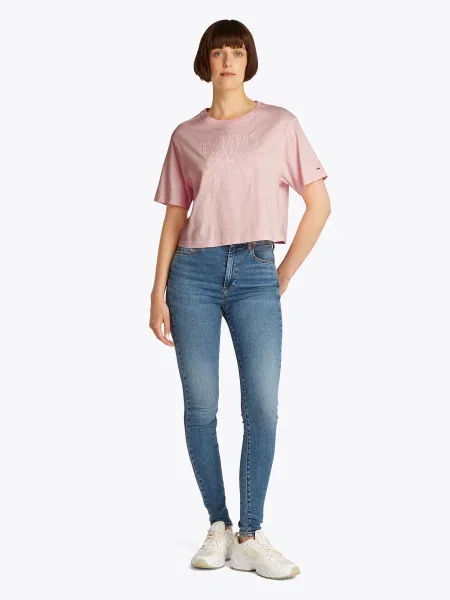 Tommy Jeans Tricou roz