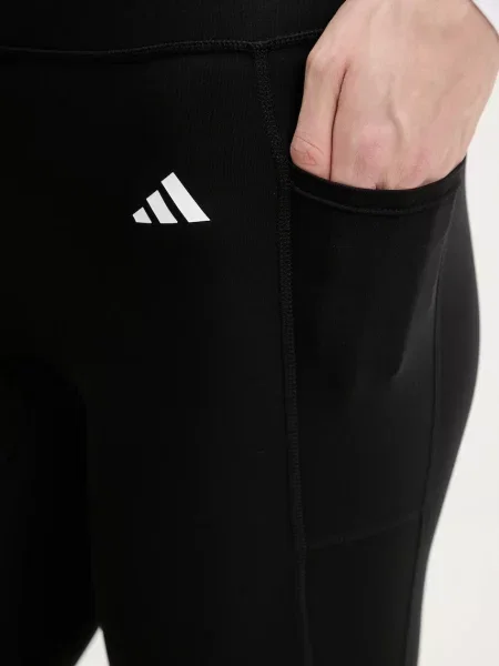 Однотонные леггинсы Adidas Performance черные
