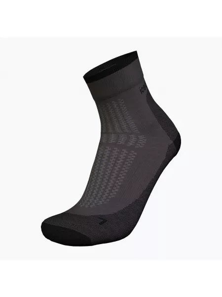 Дамски чорапи за трекинг Icebreaker Merino Hike+ Ultralight Quarter obsidian/black черно