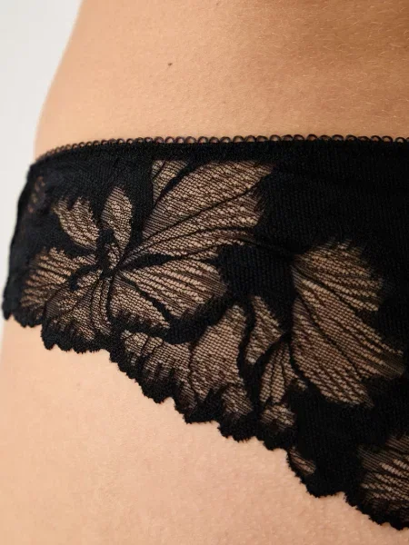 Emporio Armani Underwear бикини дамски от дантела черно