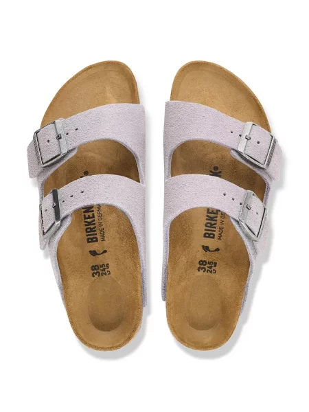 Замшевые шлепанцы Birkenstock