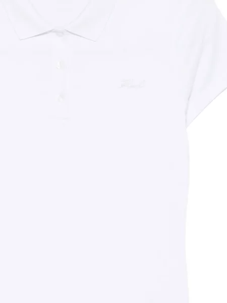 Polo Karl Lagerfeld με κέντημα λευκό