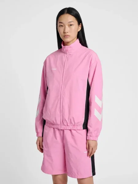 Hummel Kurtka rozpinana z ripstopu wytrzymała – BEGONIA PINK różowa