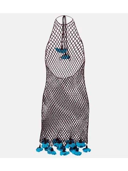 Rochie Alaïa cu model floral tricotate