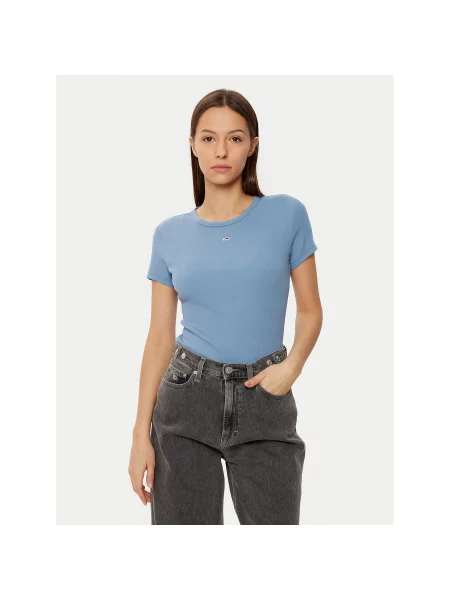 Tommy Jeans T-shirt Essential plava