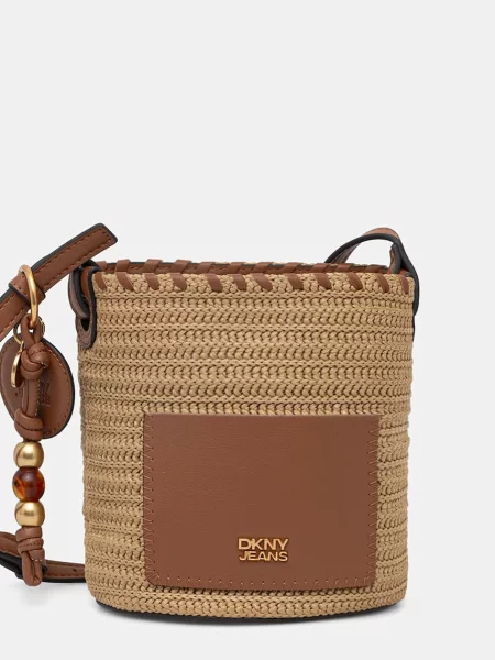DKNY geantă crossbody pentru femei bej