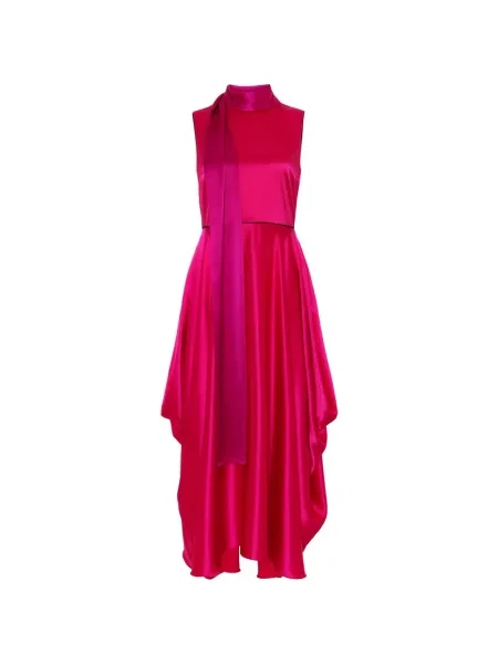 Rochie midi Roksanda drapată roz