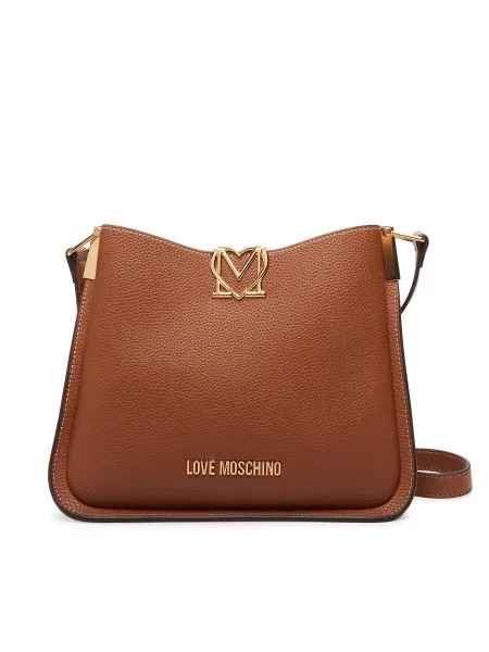 Geantă LOVE MOSCHINO maro