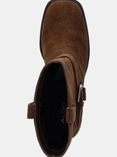 Замшевые ботинки Aldo коричневые