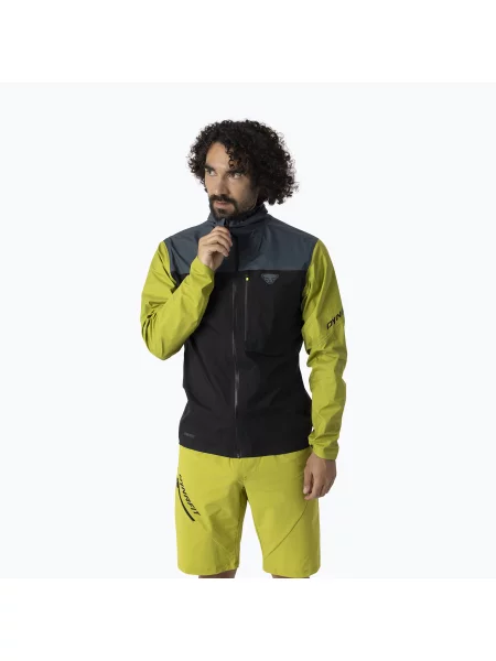 Geacă de ploaie pentru bărbați DYNAFIT Traverse 3L black out negru