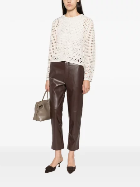 Pantaloni Twinset maro