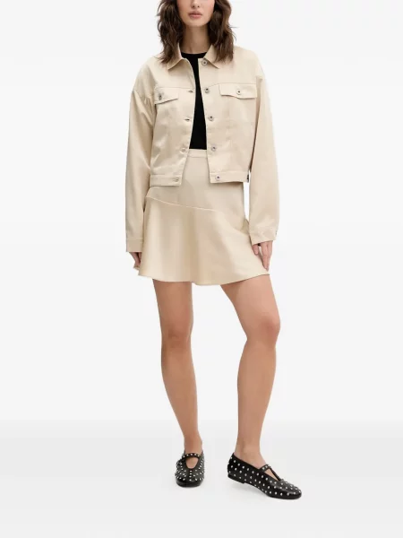 Geacă de blugi Karl Lagerfeld Jeans din satin