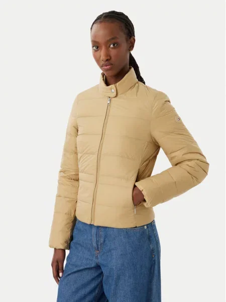 Bunda pro přechodné období Tommy Hilfiger béžová
