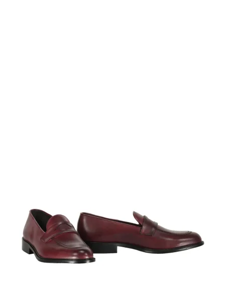 Pantofi loafer Bruno Magli din piele roșu