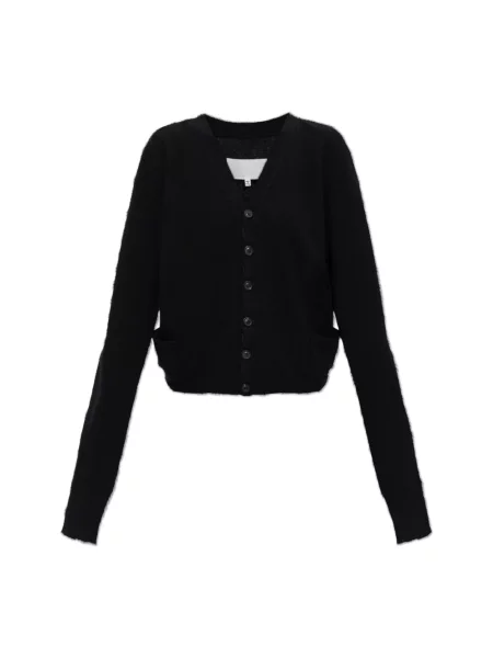 Kardigan Maison Margiela wełniany czarny
