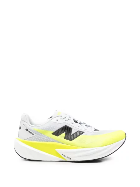 Sneakerși New Balance FuelCell plasă cu autograf gri