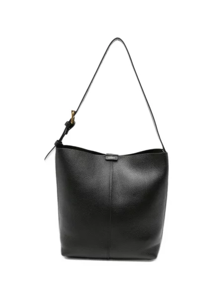 Kožená shopper kabelka Soeur černá