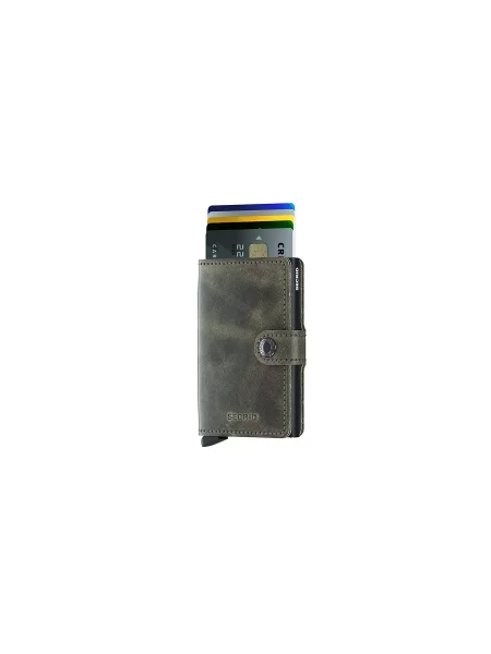 Secrid portfel RFID skórzany czarny