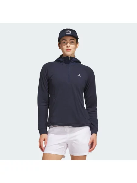 Kurtka COURSE CONTROL HYBRID QUARTER-ZIP HOODIE granatowa