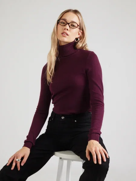VERO MODA Pulover VMIris vin roșu