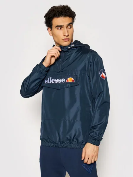 ELLESSE Prijelazna jakna Mont 2 mornarsko plava / narančasta / svijetlocrvena / bijela tamnoplava