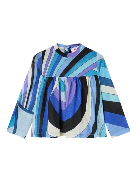 Sweter dziecięcy Pucci niebieski