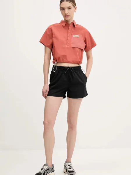 Columbia bluzka Cove Beach gładka pomarańczowy