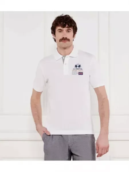 La Martina Polo | pique alb
