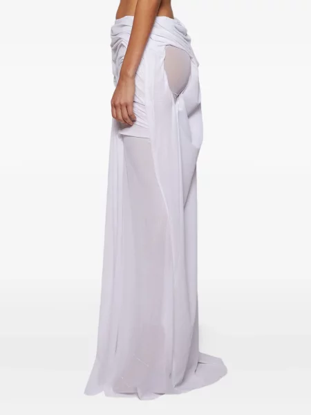 Spódnica Di Petsa drapowana biała