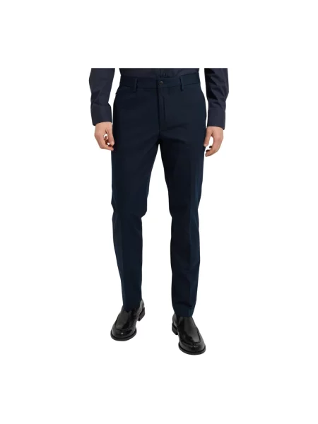 Boss Chinosy Kaiton Slim Fit blau niebieskie