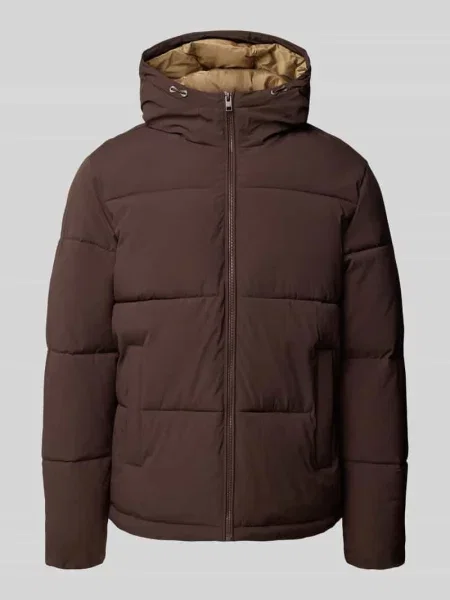 Kurtka pikowana z kapturem model GALAXY' Jack & Jones