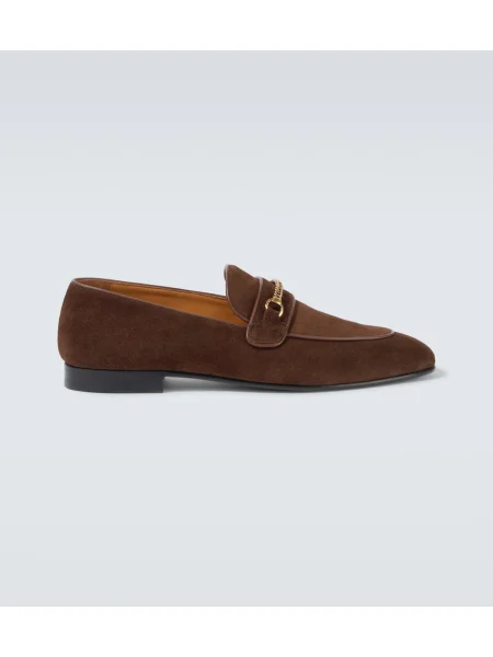 Loaferke Tom Ford iz semiša rjava