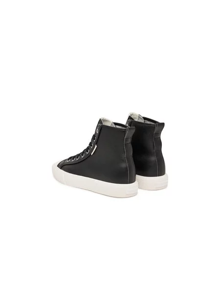 Plátěnky Calvin Klein Vulc Lace Up Hightop Lth černá