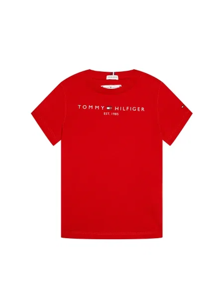 Tommy Hilfiger Póló Essential Regular Fit piros