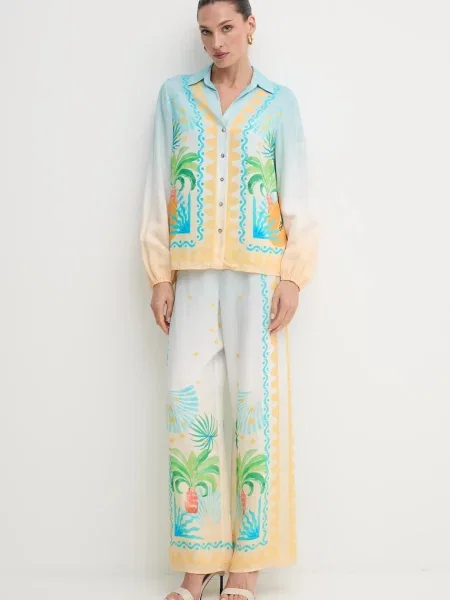 Штани Never Fully Dressed Elissa широкі висока посадка