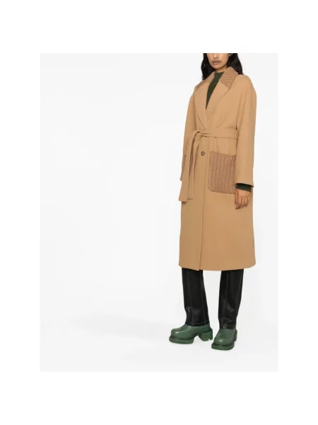 Płaszcz Msgm wełniany brązowy