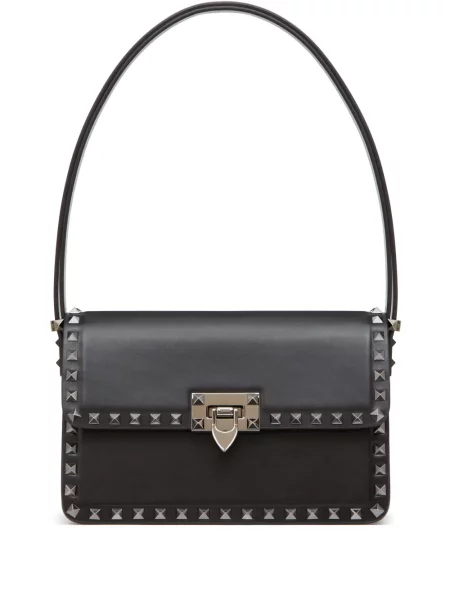 Geantă de mână Valentino Garavani din piele negru