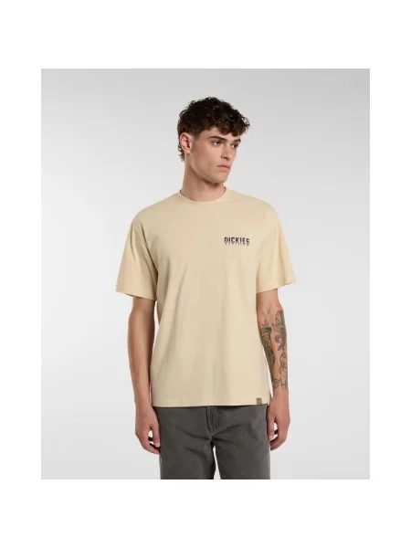 Koszulka z krótkim rękawem Dickies Burns SS XL beżowa