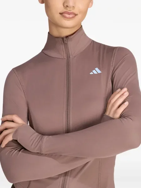 Geacă Adidas cu dungi alb