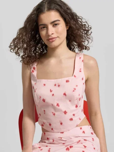 Krótki top Jake*s Studio Woman różowy