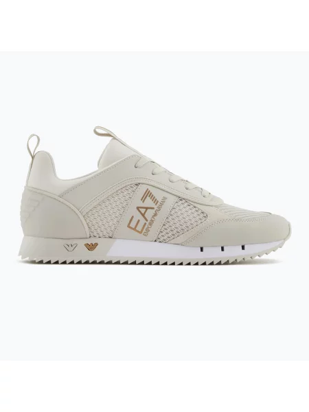 Csipkés sportcipő Ea7 Emporio Armani fehér
